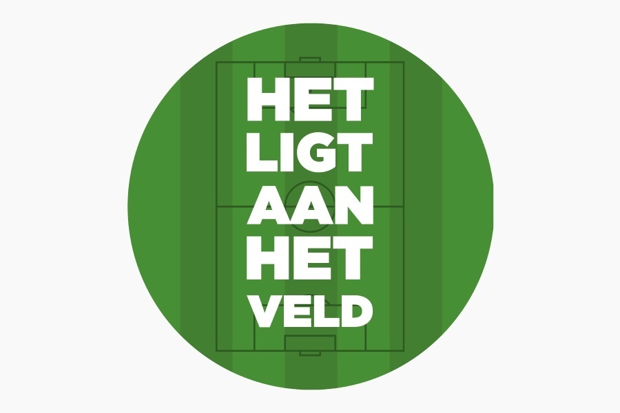 Het ligt aan het veld - Cartoon Groen