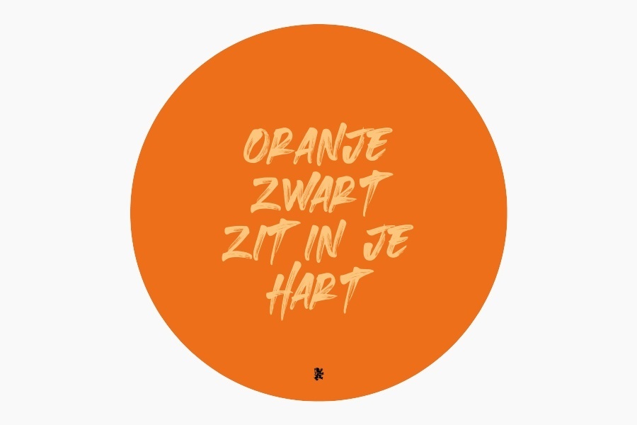 VV Hollandscheveld - Oranje zwart zit in je hart oranje