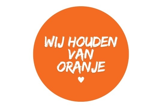 Wij houden van oranje met hart